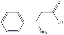 (S) -3- phenyl-3-aminopropionic acid Struktur
