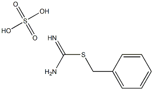 S-苄基异硫脲硫酸盐, , 结构式