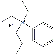 Phenyltripropylammonium fluoride Struktur