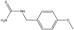 P-methoxybenzyl thiourea 化学構造式
