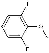 2-氟-6-碘苯甲醚 结构式