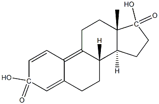 Estradiol-4,9-diene-3,17-dione Struktur