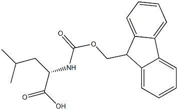 FMOC-亮氨酸, , 结构式
