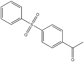 4-乙酰基二苯砜 结构式