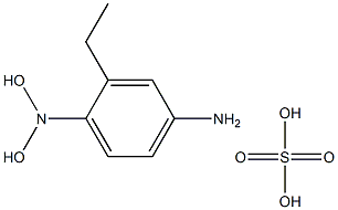 N,N-dihydroxyethyl-p-phenylenediamine sulfate, , 结构式