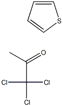 Thiophene trichloroacetone Structure