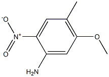 2-nitro-4-methyl-5-methoxyaniline Struktur