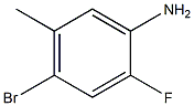 4-溴-2-氟-5-甲基苯胺, , 结构式