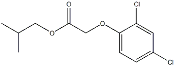 2,4-dichlorophenoxyacetic acid isobutyl ester crude oil Struktur