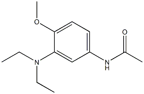 2-Methoxy-5-acetamino-N,N-diethylaniline Struktur