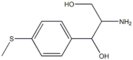 L-(-)-1-(4-methylthiophenyl)-2-amino-1,3-propanediol Structure