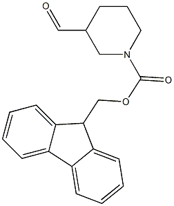 N-FMOC-哌啶-3-甲醛,,结构式
