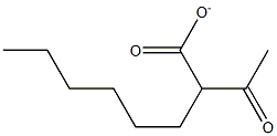 2-正已基乙酰乙酸甲酯, , 结构式