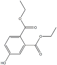 4-hydroxy  phthalic  acid  diethyl  ester Structure