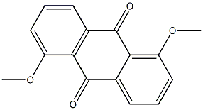 1,5-Dimethoxyanthraquinone Structure