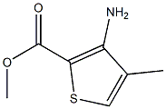 3-氨基-4-甲基噻吩甲酸甲酯, , 结构式