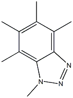 五甲基苯并三氮唑, , 结构式