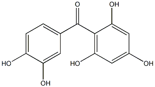 2,4,6,3',4'-五羟基二苯甲酮,,结构式