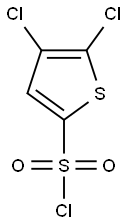 2,3-二氯噻吩-5-磺酰氯 结构式