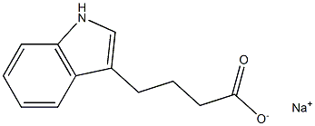 INDOLE-3-BUTYRICACIDSODIUMSALT Struktur