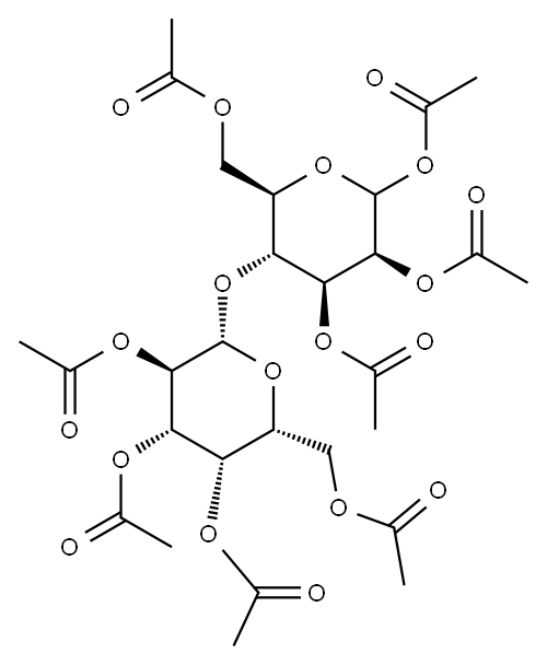 1,2,3,6-Tetra-O-acetyl-4-O-(2,3,4,6-tetra-O-acetyl-b-D-galactopyranosyl)-D-mannopyranose