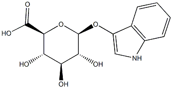 3-Indolyl-b-D-glucuronide Struktur