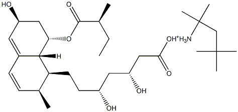 Pravastatin 1,1,3,3-tetramethylbutylammonium