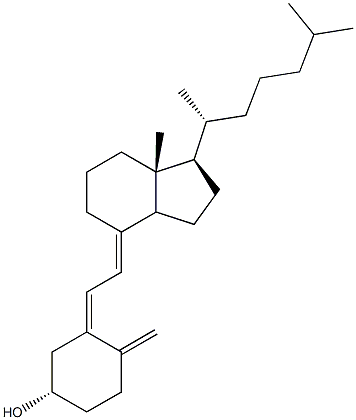 VITAMIN D3 LIQUID (CHOLECALCIDEROL) Structure