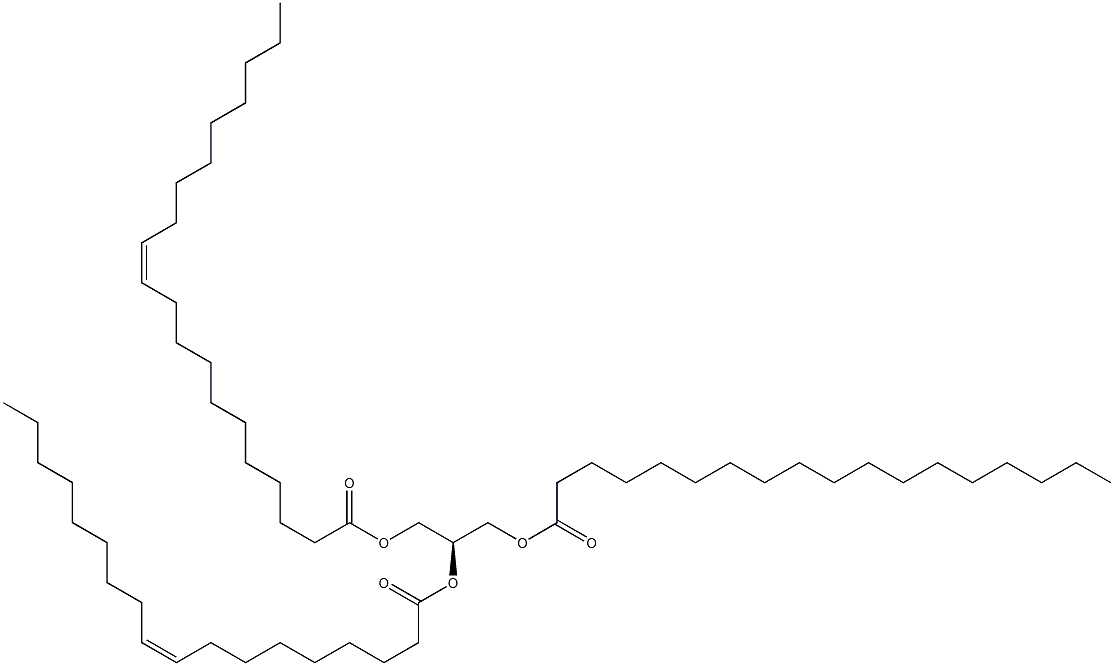 1-octadecanoyl-2-(9Z-octadecenoyl)-3-(11Z-eicosenoyl)-sn-glycerol
