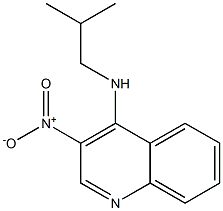 4-isobutylamino-3-nitropuinoline Struktur