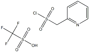 (Pyridin-2-ylmethyl)sulphonyl chloride triflate,,结构式