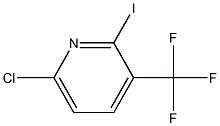 6-Chloro-2-iodo-3-(trifluoromethyl)pyridine 85+% Structure