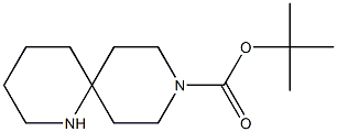 tert-ブチル 1,9-ジアザスピロ[5.5]ウンデカン-9-カルボキシラート 化学構造式