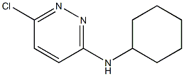 6-Chloro-N-cyclohexylpyridazin-3-amine 结构式