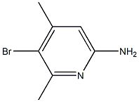 6-Amino-3-bromo-2,4-dimethylpyridine,,结构式