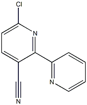 6-Chloro-[2,2']bipyridin-5-ylcarbonitrile Struktur