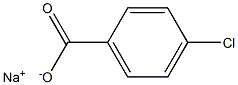 Sodium 4-chlorobenzoate (10% solution),,结构式