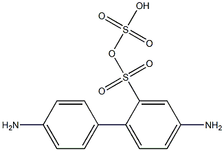 2,2-BENZIDINE-DISULPHONIC ACID Struktur