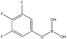 3,4,5-TRIFLUORO PHENYL BORIC ACID Structure