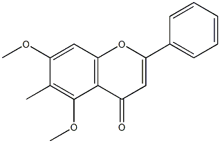 6-甲基-5,7-二甲氧基黄酮