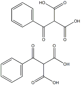 acetophenone-w-dicarboxylic acid benzoylmalonic acid Struktur