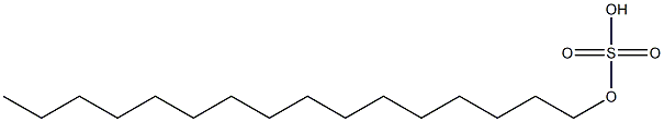 cetyl sulfate Struktur