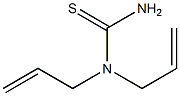 二烯丙[基]硫脲,,结构式