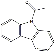 N-acetylcarbazole Struktur