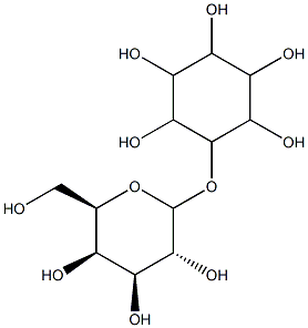 2-O-galactopyranosyl-inositol Structure