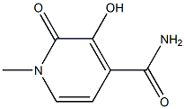 4-carbamoyl-3-hydroxy-1-methyl-2(1H)-pyridinone Struktur