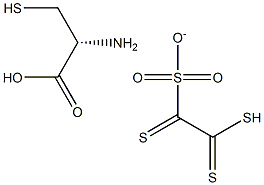 2-mercaptoethanesulfonate-cysteine disulfide Structure