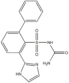 (imidazolylbiphenylyl)sulfonylurea Structure