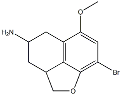 syn-4-amino-8-bromo-6-methoxy-2a,3,4,5-tetrahydro-2H-naphtho(1,8-bc)furan