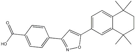 4-(5-(5,6,7,8-tetrahydro-5,5,8,8--tetramethylnaphthalen-2-yl)isoxazol-3-yl)benzoic acid